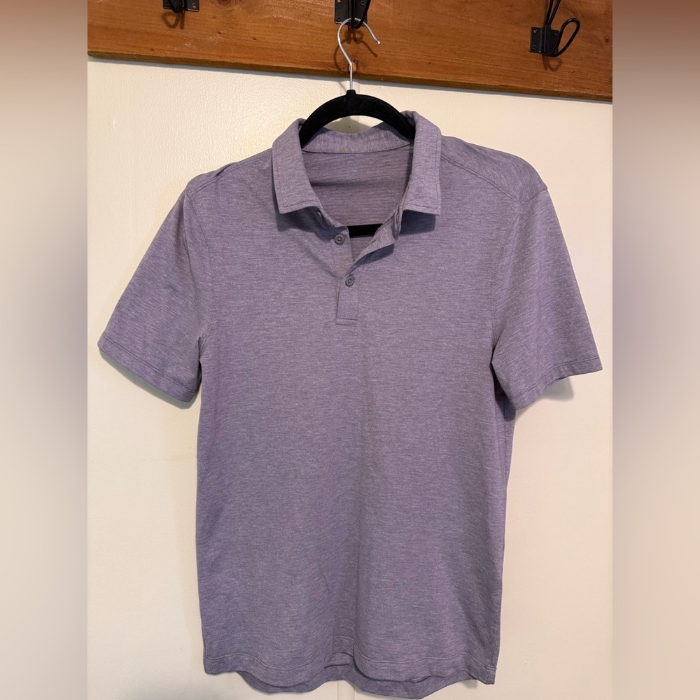 LULULEMON Men's Purple Polo Shirt